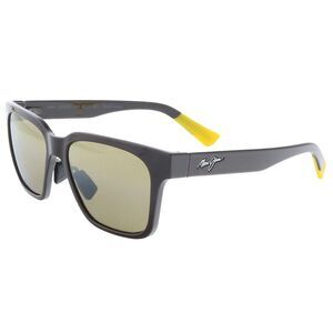 Maui Jim MJ0631S003 Square Polarized Sunglasses Shy Brown Frame